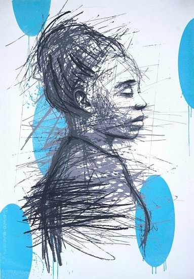 LIONEL SMIT, FORMULATE BLUE
2017, SILKSCREEN ON ARCHIVAL PRINT