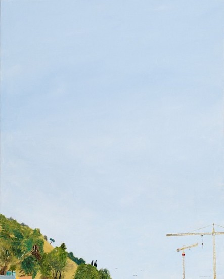 LUAN NEL, BO-KAAP CRANES
2013, OIL ON CANVAS