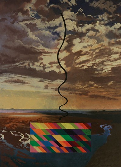 HELMUT STARCKE, HOMAGE TO BRIDGET RILEY
2015, ACRYLIC ON CANVAS