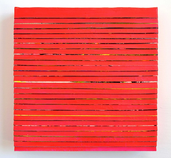 PAOLO BINI, MONOCHROME RED I
2015, MIXED MEDIA ON CANVAS