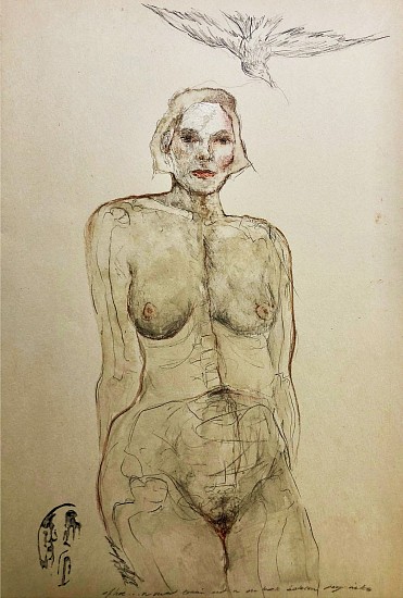 SHANY VAN DEN BERG, NAJADES (NAIADES) VI
2016, WATERPAINT, PENCIL AND INK