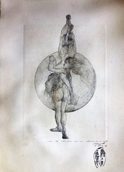 SHANY VAN DEN BERG, NAJADES (NAIADES) XI
2018, WATERPAINT, PENCIL AND INK