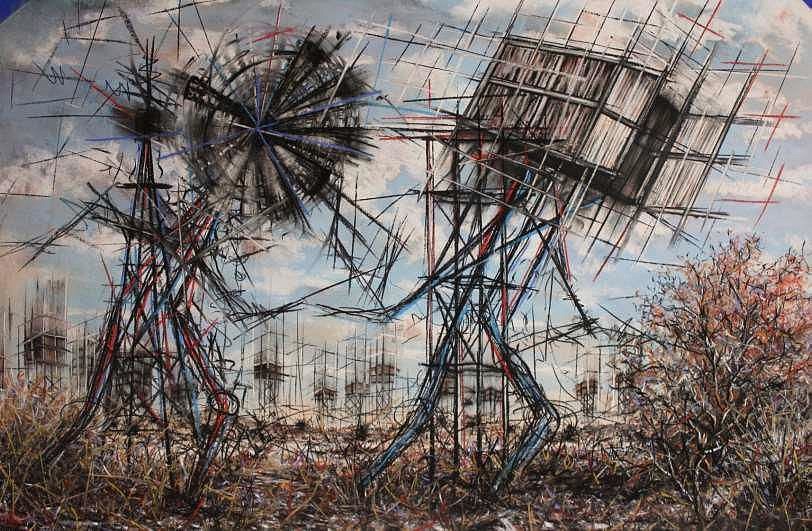 JAN TSHIKHUTHULA, SIMPLY DEEP
2017, PASTEL ON PAPER