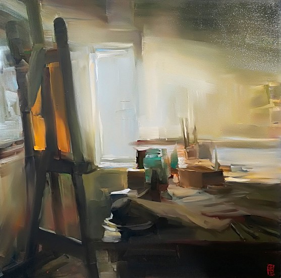 SASHA HARTSLIEF, STUDIO LIGHT
2018, OIL ON CANVAS