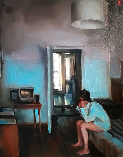 SASHA HARTSLIEF, INSIDE OUT
2018, OIL ON CANVAS