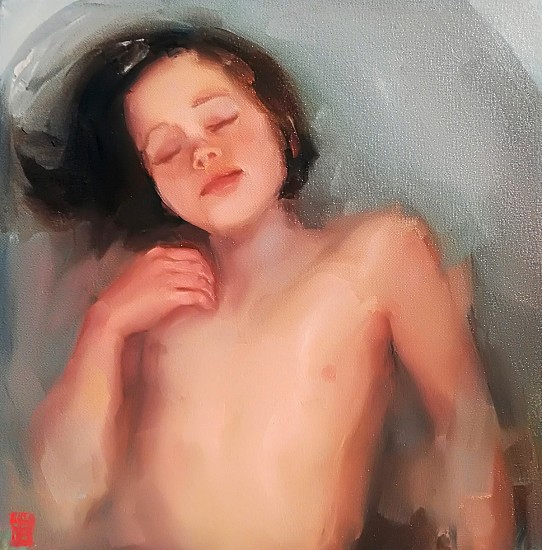 SASHA HARTSLIEF, BATH TIME
2018, OIL ON CANVAS