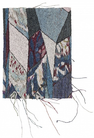 TAMLIN BLAKE, CARPETED
NEWSPAPER TAPESTRY,FABRIC AND BOARD