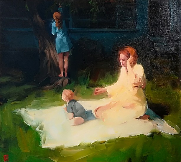 SASHA HARTSLIEF, THE YOUNG MOTHER
2018, OIL ON CANVAS