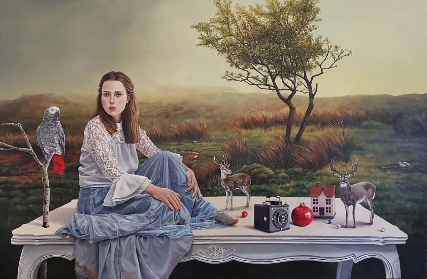 ANGELA BANKS, TABLE OF CONTENTMENT
2019, OIL ON CANVAS