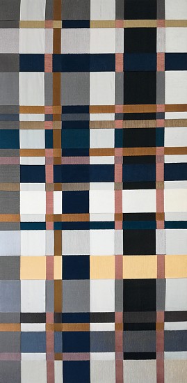 DP FERREIRA, COLOUR GRAM 10:23
2019, WOVEN RIBBON ON BOARD