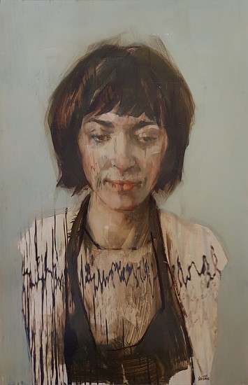 KERRI EVANS, WOOD PORTRAIT
MIXED MEDIA