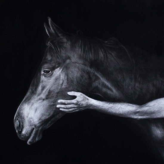 HENK SERFONTEIN, EQUUS VI
2020, CHARCOAL AND MIXED MEDIA ON HANNEMUHLE PAPER