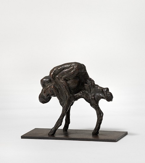 DYLAN LEWIS, BEAST WITH TWO BACKS IX<br />
MAQUETTE I (S-H 45 b)
2020, BRONZE