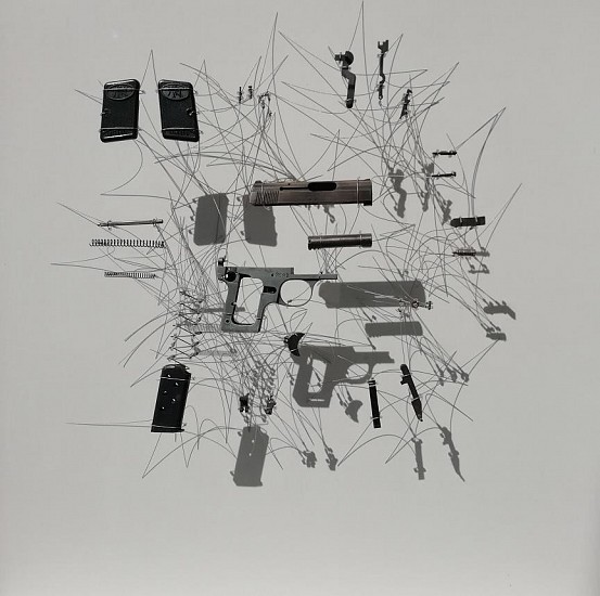 PAULA LOUW, PEACE SERIES-RECONSIDERED II
GUN PARTS, MIXED MEDIA