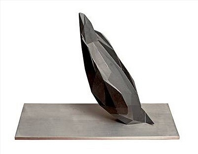 RINA STUTZER, PINNED TRANSITORY I WITH COPPER PLATE
2014, BRONZE