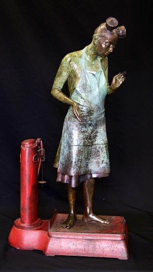 ELIZABETH BALCOMB, SUBMIT
BRONZE AND FOUND OBJECT