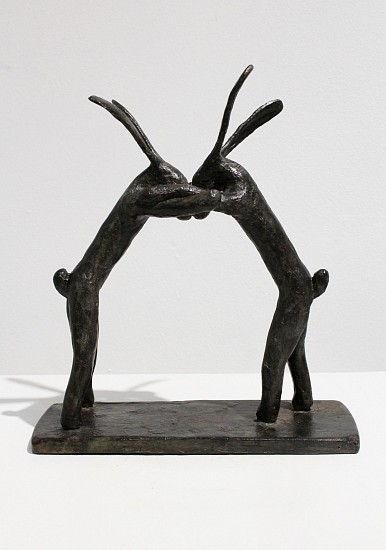 GUY DU TOIT, HUGGING PAIR (DISTANCED)
2020, BRONZE