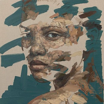 small repercussion 2020 oil on linen 80x80cm