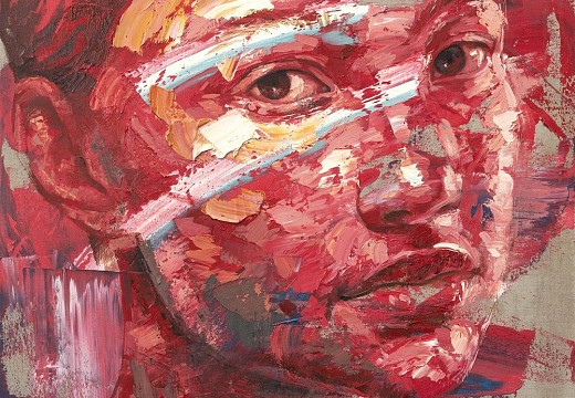 small continual chage 2020 oil on linen 80x80cm