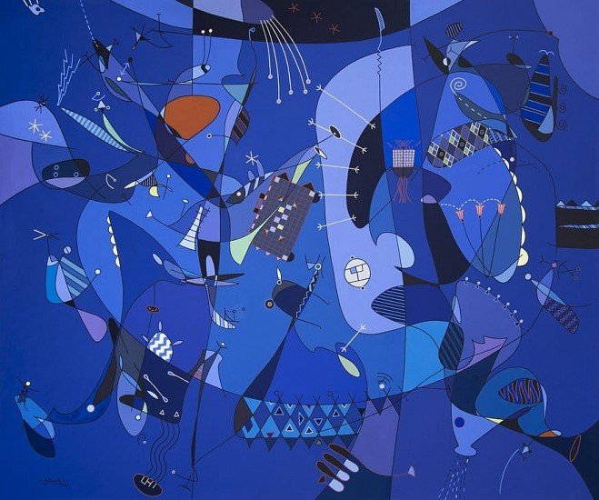 ROBERT SLINGSBY, MAGNITUDE EIGHT POINT ONE
2021, OIL ON CANVAS