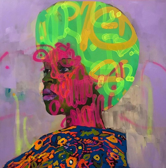 KILMANY-JO LIVERSAGE, MADREIA 920
2020, ACRYLIC, AEROSOL SPRAY ON CANVAS