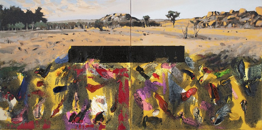 JACO ROUX, MAPUNGUBWE DIPTYCH III
2021, OIL ON CANVAS