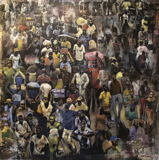 RICKY DYALOYI, AMAGODUKA
2021, MIXED MEDIA ON CANVAS