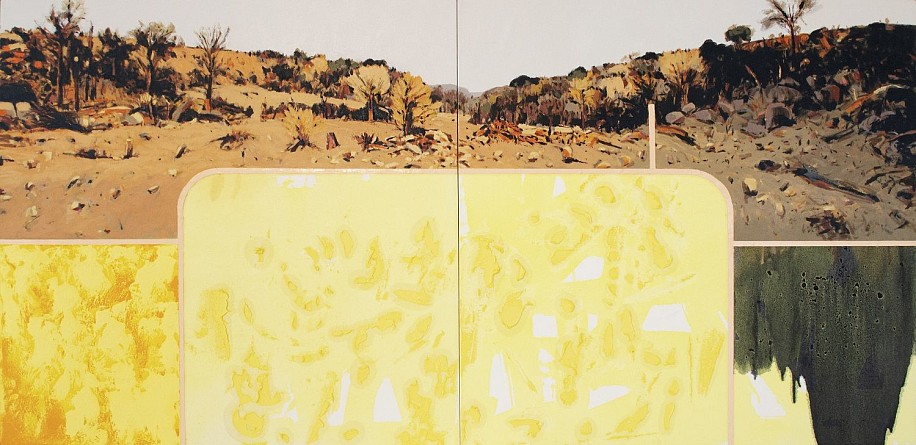 JACO ROUX, DRY RIVER BED - MAPUNGUBWE DIPTYCH
2021, OIL ON CANVAS
