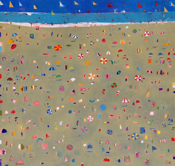 LOUISE MASON, BEACH RHYTHM 2
2019, OIL ON BOARD