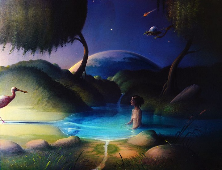 PETER VAN STRATEN, DAUGHTER OF SPACE
2022, OIL ON CANVAS