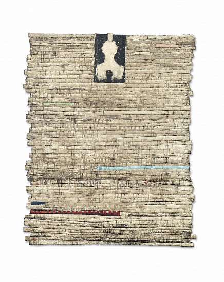 GUY FERRER, SILVER
2022, MIXED MEDIA & COLLAGE ON LINEN