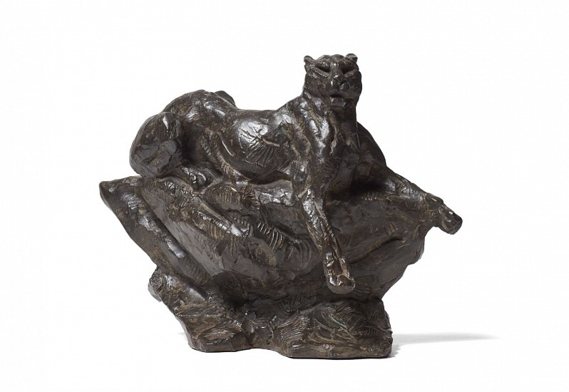 DYLAN LEWIS, S456 RESTING LEOPARD II MAQUETTE
2023, BRONZE