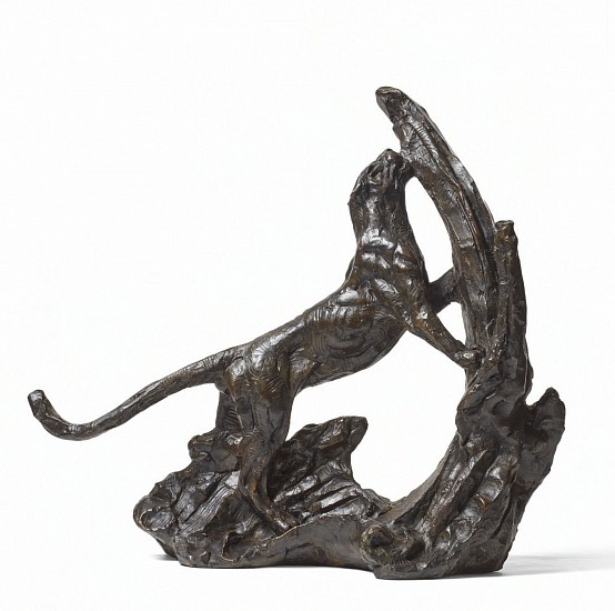 DYLAN LEWIS, S460 SCENT-MARKING LEOPARD MAQUETTE
2023, BRONZE