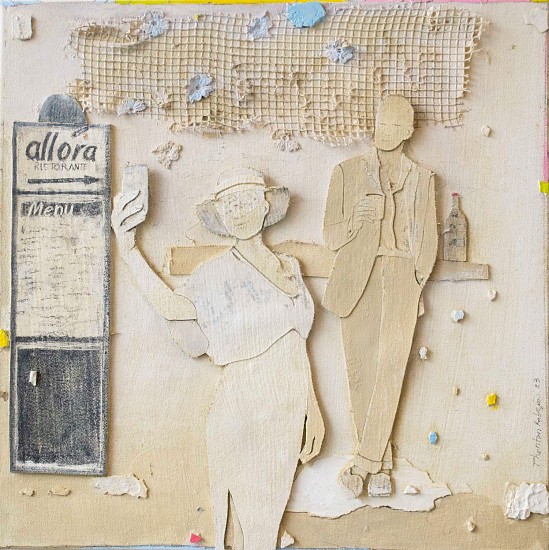 THONTON KABEYA, SOCIAL TIME #SELFIE
2023, WALNUT POWDER, CHALK PAINT & NEWSPAPER INK TRANSFERRED ON SCULPTING CANVAS