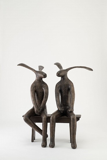 GUY DU TOIT, COUPLE ON A BENCH
BRONZE