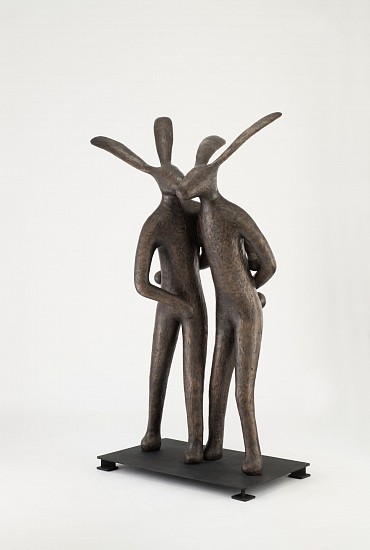 GUY DU TOIT, EMBRACING COUPLE (WHISPERERS)
BRONZE