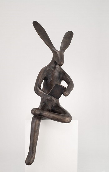 GUY DU TOIT, HARE READING (LARGE)
BRONZE