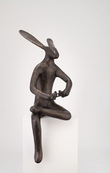 GUY DU TOIT, HARE WITH BINOCULARS
2023, BRONZE - UNIQUE