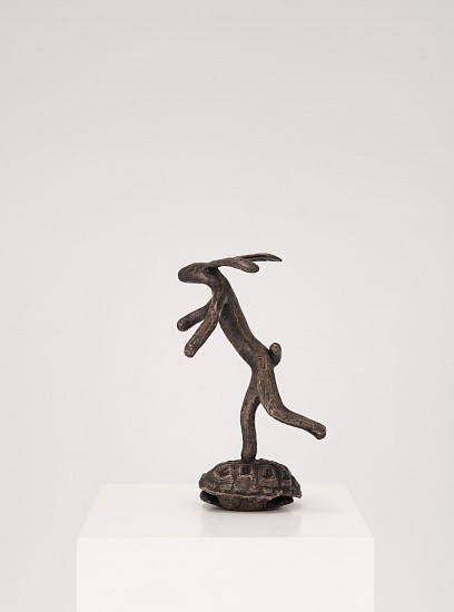 GUY DU TOIT, HARE BALANCING (ON A TORTOISE SHELL)
2023, BRONZE - UNIQUE