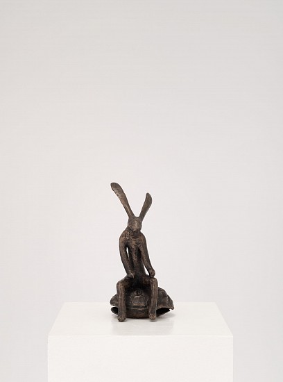 GUY DU TOIT, RESTING HARE II (ON A TORTOISE SHELL)
2023, BRONZE - UNIQUE