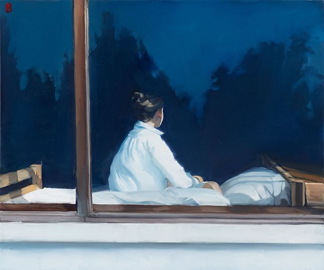 SASHA HARTSLIEF, WINDOW SEAT
2023, OIL ON CANVAS