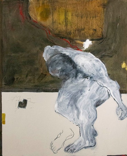 LORIENNE LOTZ, FINDING HIS FEET
OIL & CHARCOAL ON CANVAS