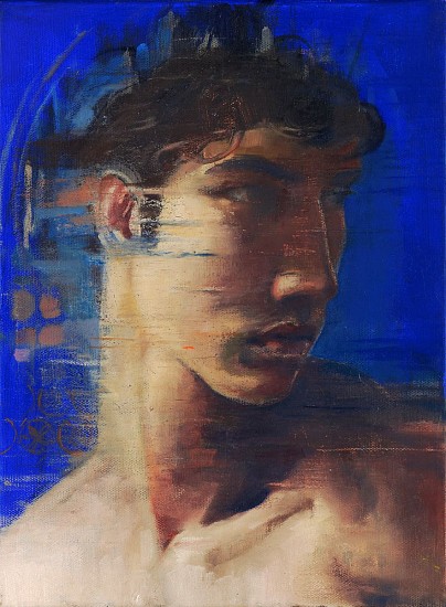 ANDRE SERFONTEIN, A STUDY IN BLUE II
OIL ON CANVAS