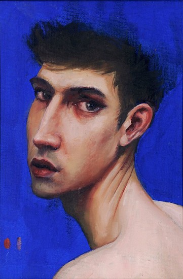 ANDRE SERFONTEIN, A STUDY IN BLUE IV
OIL ON CANVAS