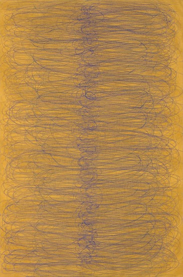 CATHY ABRAHAM, EIGHT MINUTES SQUARED
2024, PASTEL ON BOOK LINEN