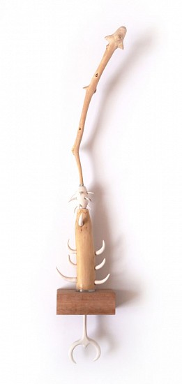 BARBARA WILDENBOER, MNEMONICS FOR TREES VII
2025, OLIVE, OAK, PORCELAIN & THREAD