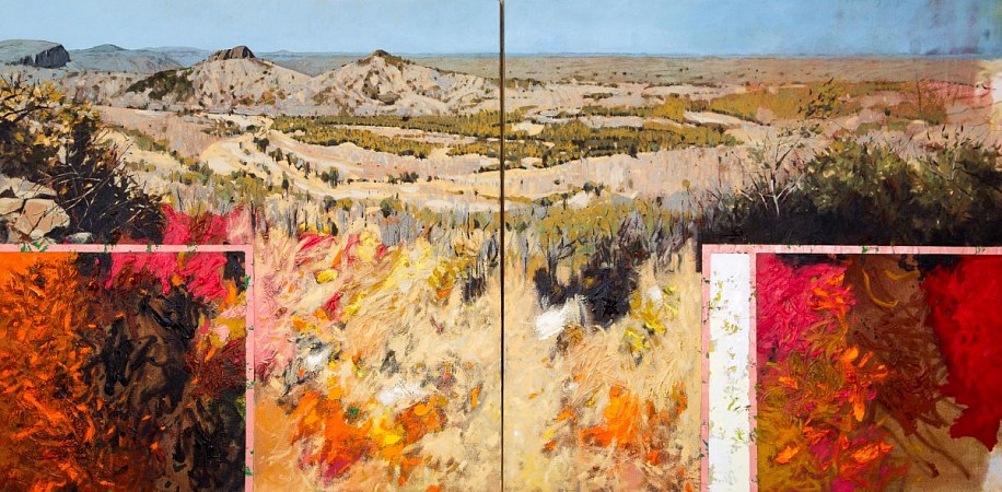 JACO ROUX, VIEW OVER MAKUYA PARK (DIPTYCH)
OIL ON CANVAS
