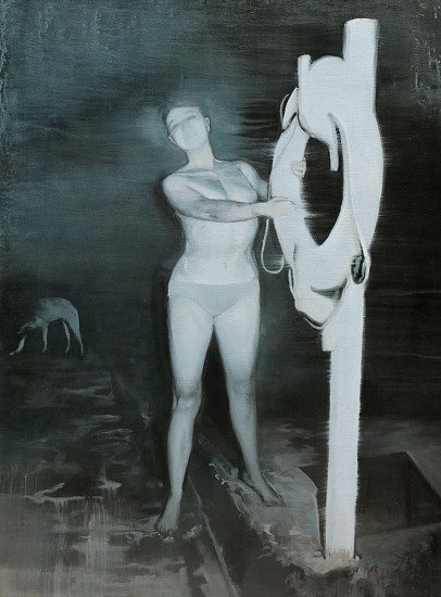 SANELL AGGENBACH, NOCTURNE SWIMMER
2022, OIL ON  CANVAS
