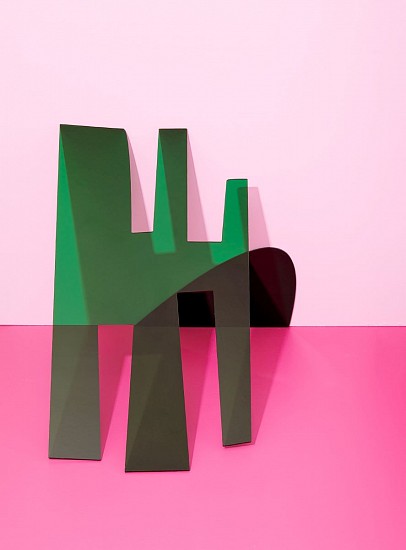 LEAH ROLANDO, GREEN H LA
PHOTOGRAPHIC PRINT ON ACRYLIC (FRAMED IN KIAAT)