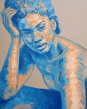 temporal lapse 2024 oil on linen 150x120cm